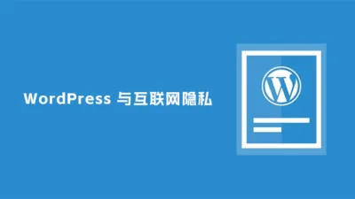 WordPress 与互联网隐私