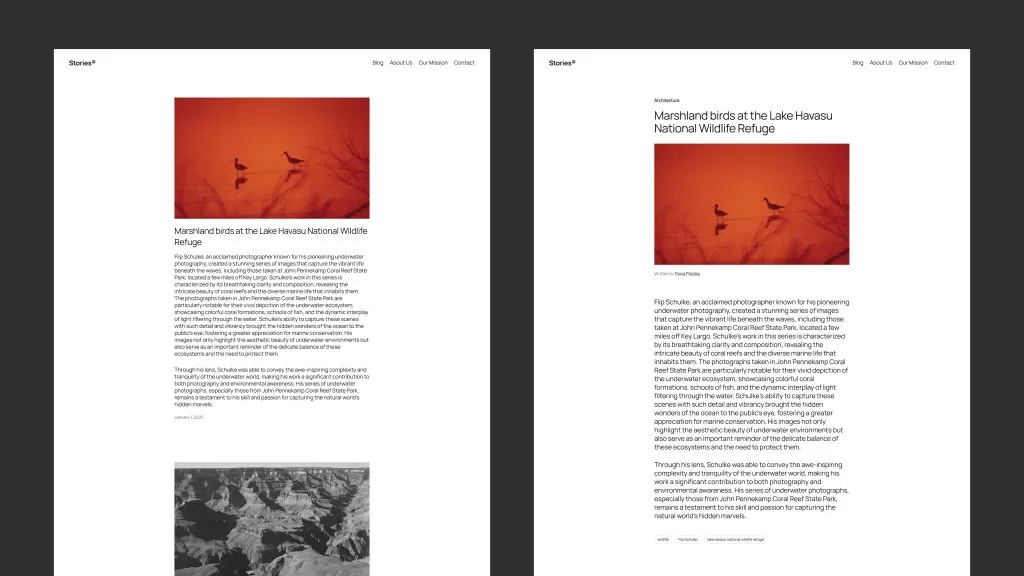 Twenty Twenty-Five 博客演示截图一