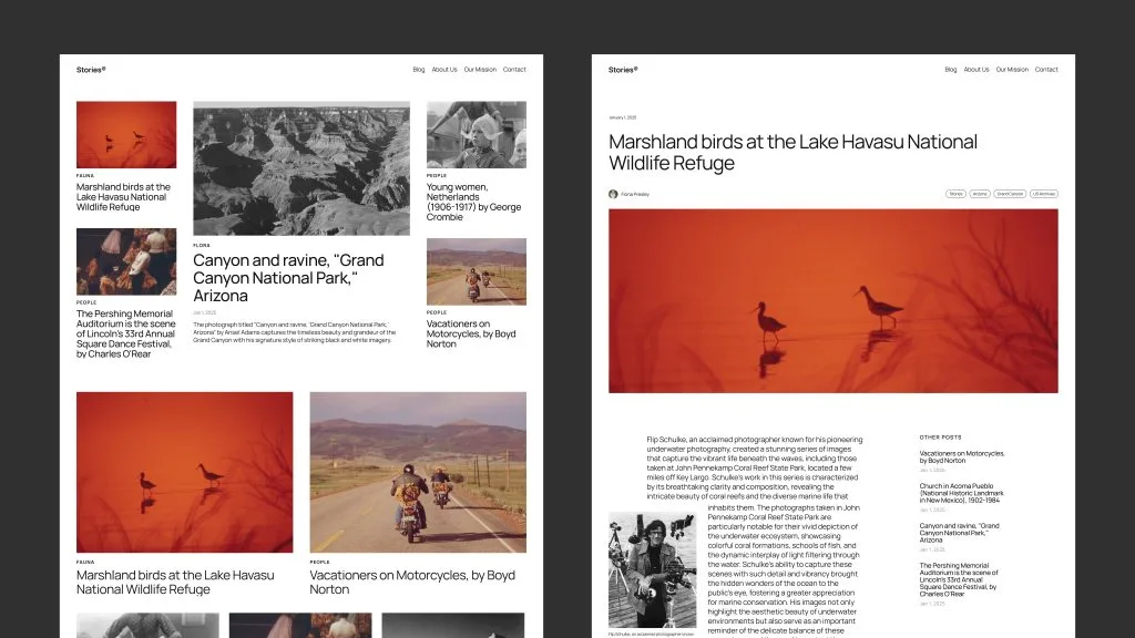 Twenty Twenty-Five 复杂博客演示截图